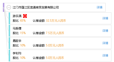 江門市蓬江區宜通商貿發展